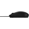 HP 125 Wired Mouse, Ambidextrous, Optical, USB Type-A, Black