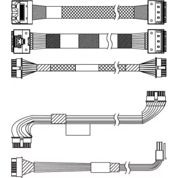 ThinkSystem SR650 V3 3.5inch/2.5inch Chassis Front Expander Backplane SAS/SATA Cable Kit 4X97A87505