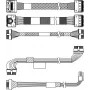 ThinkSystem SR650 V3 3.5inch/2.5inch Chassis Front Expander Backplane SAS/SATA Cable Kit 4X97A87505