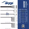 Power Supply Akyga AK-C1-600 ATX 600W PRO SERIES