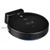 Robot vacuum cleaner TEESA Smart VAC 2 — round, black, 1000 Pa suction, 9.6V/2000mAh Li battery, 0.2 L dust box, Wi‑Fi, automatic return