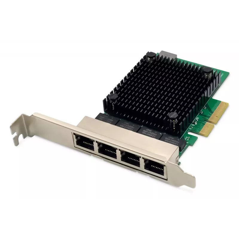 Digitus 4 port 2.5 Gigabit Ethernet network card PCI Express Realtek chipset