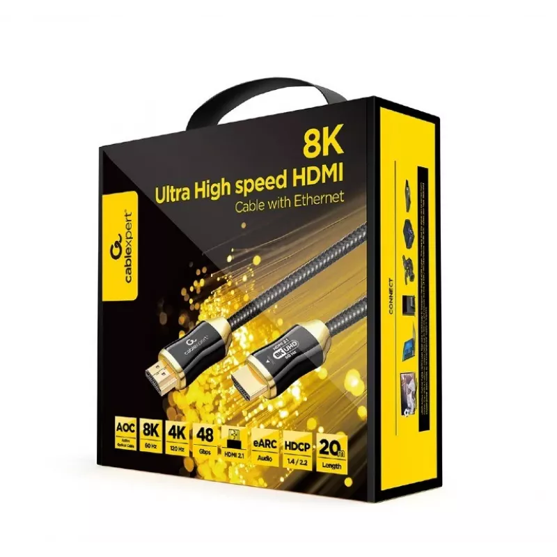 HDMI cable Gembird CCBP-HDMI8K-AOC-30M 30m 48 Gbit/s Black