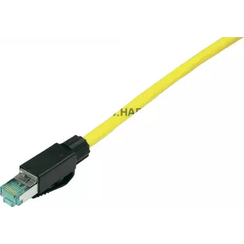 Harting 09 45 151 1520 Ethernet Patch Cable Black
