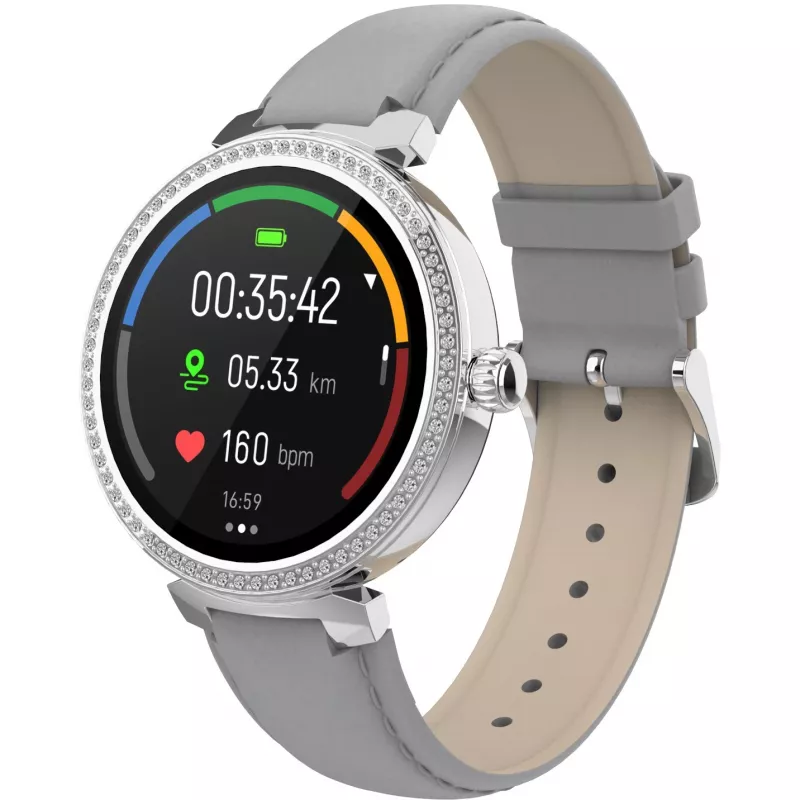 Denver SWC-342GR 3.05 cm (1.2) IPS Digital 240 x 240 pixels Touchscreen Silver