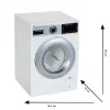 Theo Klein 9213 Bosch toy washing machine for children