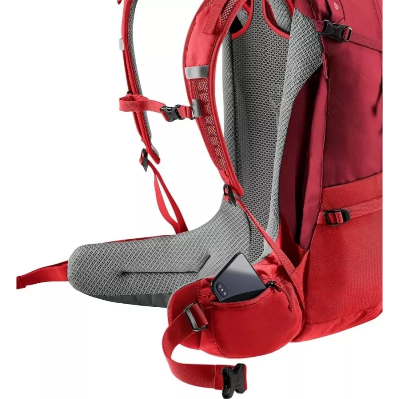 Deuter Futura 27 Women's hiking backpack Red