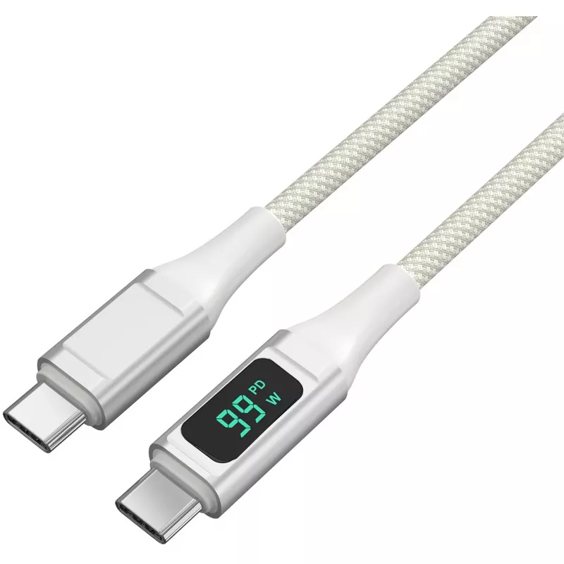 4smarts USB-C auf USB-C Cable DigitCord 100W 1.5m. wei