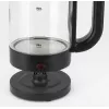 Electric kettle JATA 1.2 L 1500 W Black Transparent