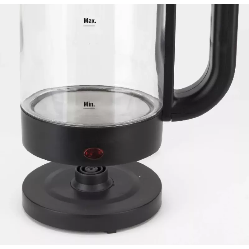 Electric kettle JATA 1.2 L 1500 W Black Transparent