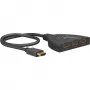 HDMI-Umschaltbox 3 to 1 (4K @ 60Hz), HDMI Switch (black, 55cm Cable)