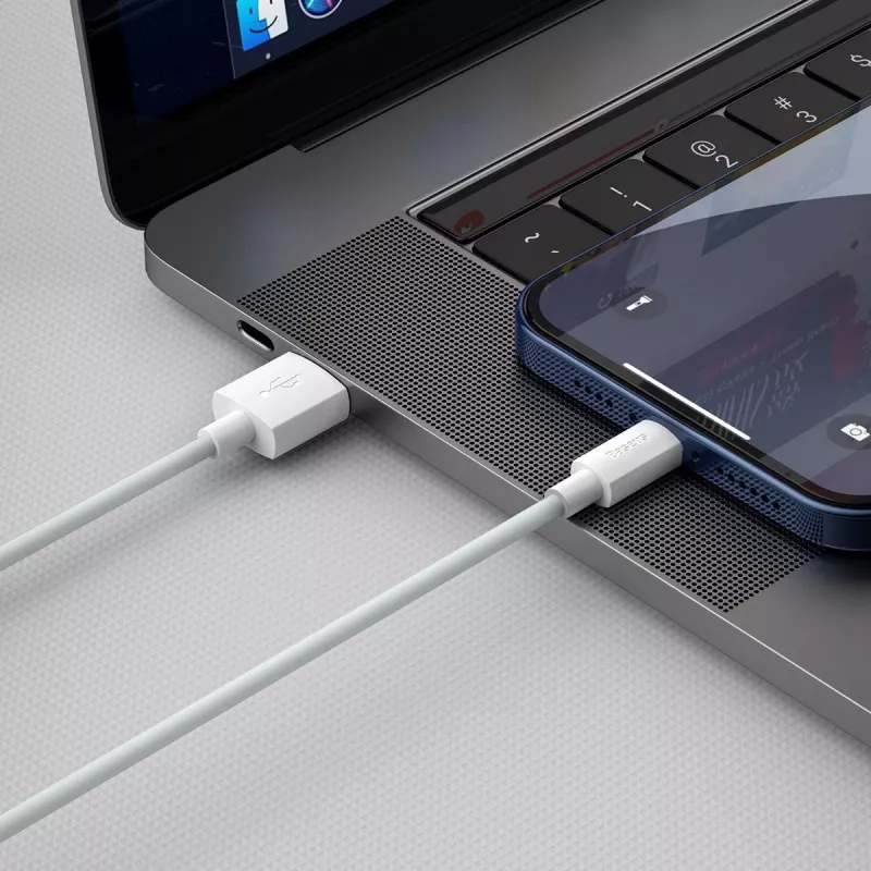 Baseus TZCALZJ-02 mobile phone cable White 1.5 m USB A Lightning