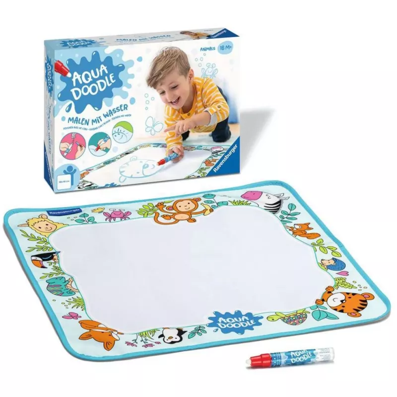 Ravensburger Aqua Doodle Animals painting mat — ministeps set for mess-free water drawing