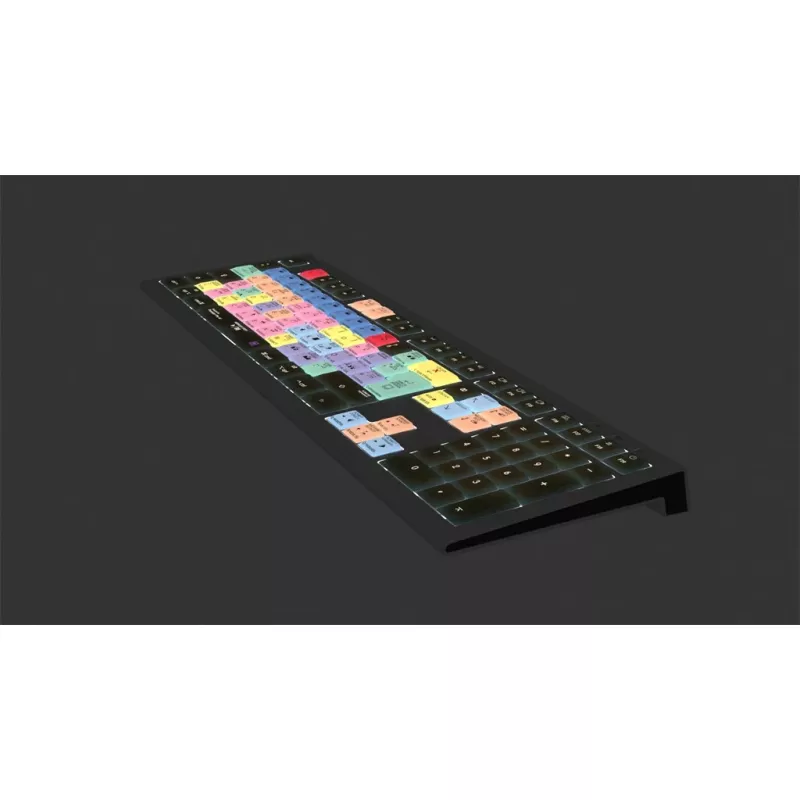 Logickeyboard Adobe Premiere Pro CC Astra 2 Keyboard Universal USB QWERTZ German Grey