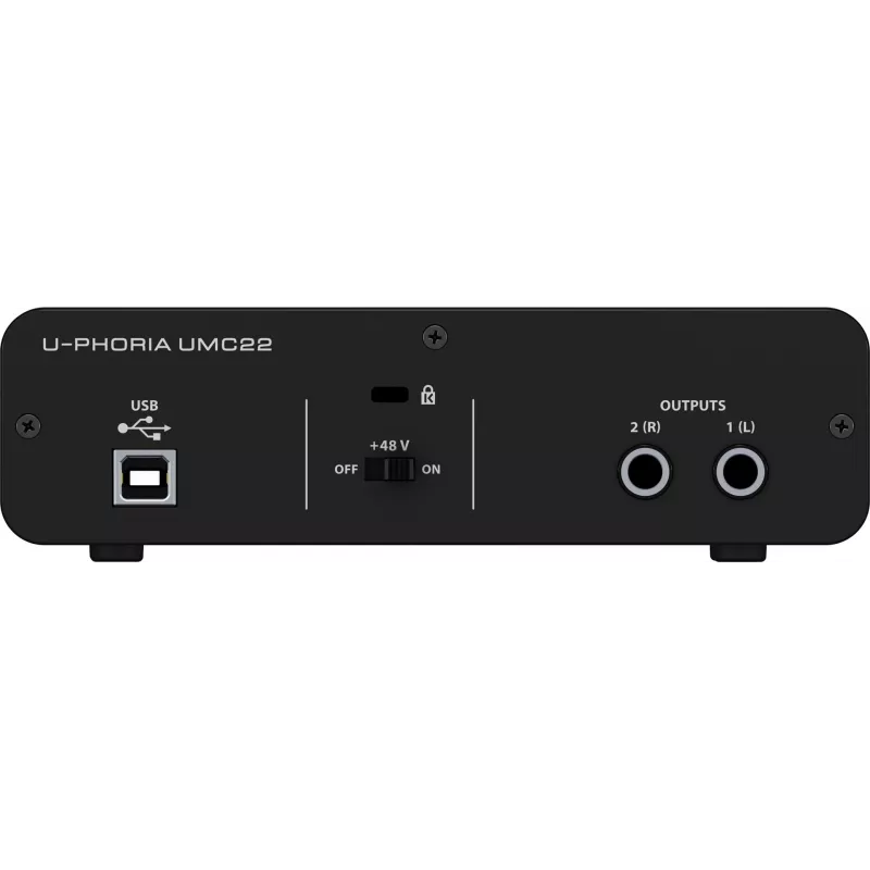 Behringer UMC22 supplementary music equipment Concert/Studio Pre-amp