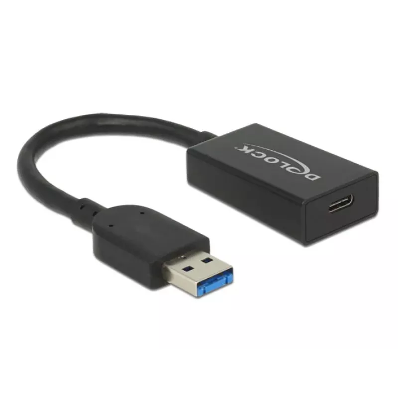 USB cable DeLOCK 65698 USB 3.2 Gen 2 0.15 m USB A USB C Black
