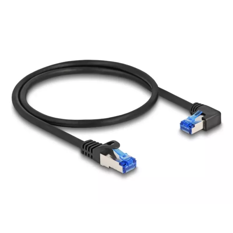 Network Cable DeLOCK RJ45 Cat.6A S/FTP 0.5m Black