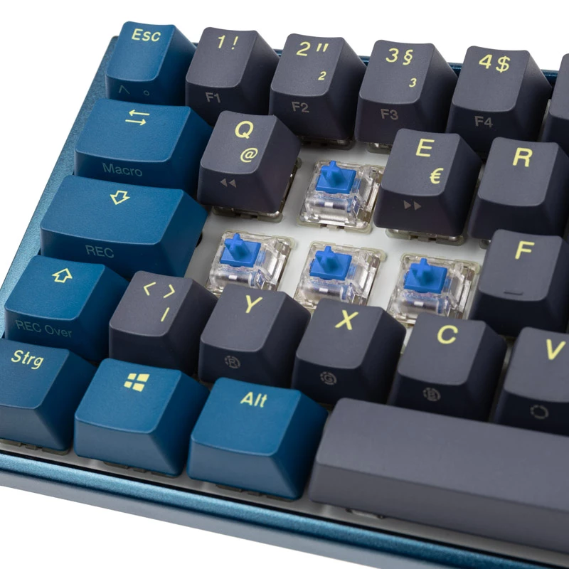 Ducky One 3 SF DayBreak Keyboard Gaming USB German Black Blue