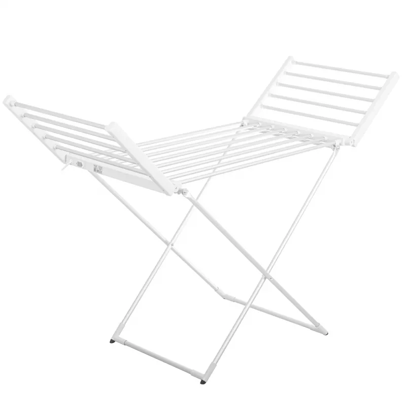 Foldable electric clothes drying rack Adler AD 7821 — Silver White, IP22 protection