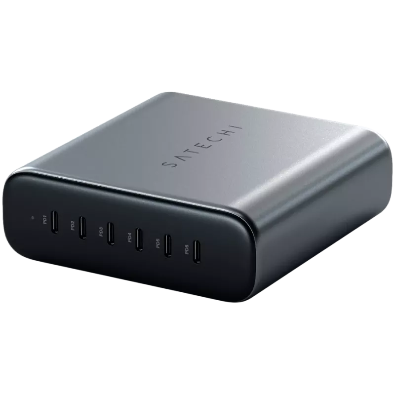 Indoor Charger Satechi ST-C200GM-EU Universal Grey 6 USB Type-C Ports
