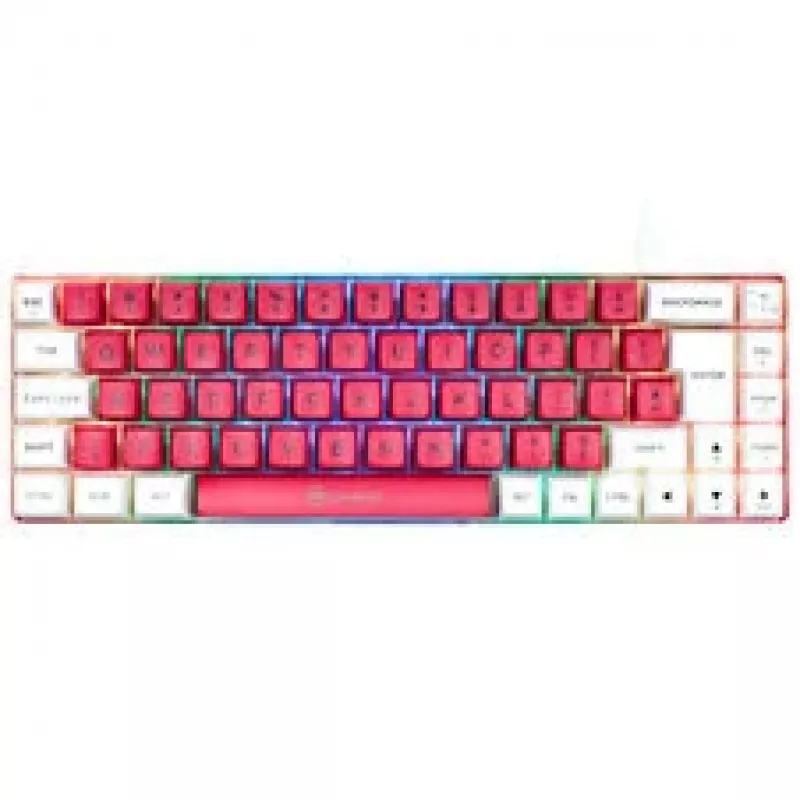GAMIAC TKL69G SF Gaming Keyboard, Kailh Blue - white/red