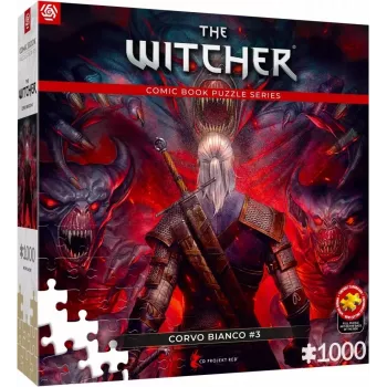 Good Loot Comic Book Puzzle: The Witcher (Wiedźmin) Corvo White, 1000 pieces