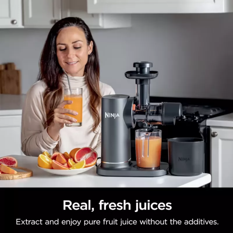 NINJA Cold Press Juicer | Neverclog JC151EU | Type Cold Press Juicer | Gray | 150 W | Number of speeds 1