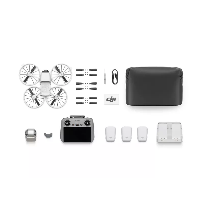 Quadcopter DJI Flip Fly More Combo RC 2 — 4 rotors, 48 MP camera, 3840×2160, max speed 16 m/s, range 14000 m