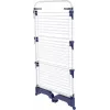 Clothes horse Leifheit Pegasus 1081529, foldable metal/plastic dryer, drying space 42 m, wheels, hanger brackets, 76.5×700×1450 mm