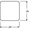 BUSCH-JAEGER Wippe Symbol Schlüssel 2520TR-214 Reflex SI alpinweiss 2520TR-214 (1731-0-0959)