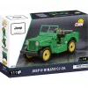 Construction Toy Cobi Jeep Willys CJ-2A Green model 24517 – brick building set
