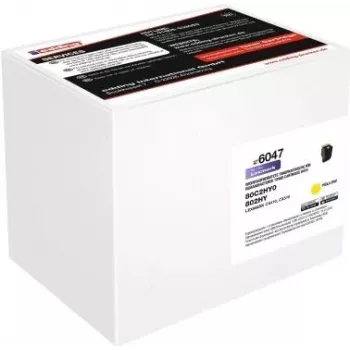 EDD-6047 yellow toner replaces Lexmark 80C2HY0 - Compatible - Toner unit