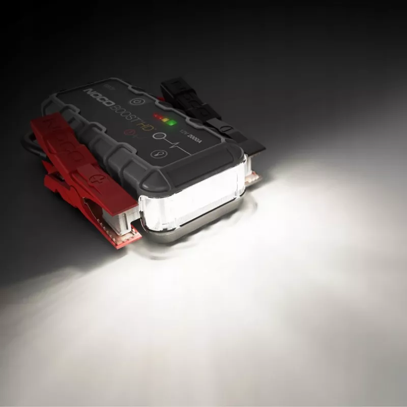 NOCO GB70 Boost 12V 2000A Jump Starter starter device with integrated 12V/USB battery