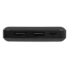 Portable power bank BLOW PB10A 10000mAh polymer battery, 2x USB-A outputs, 22.5W total, Micro‑USB input, black