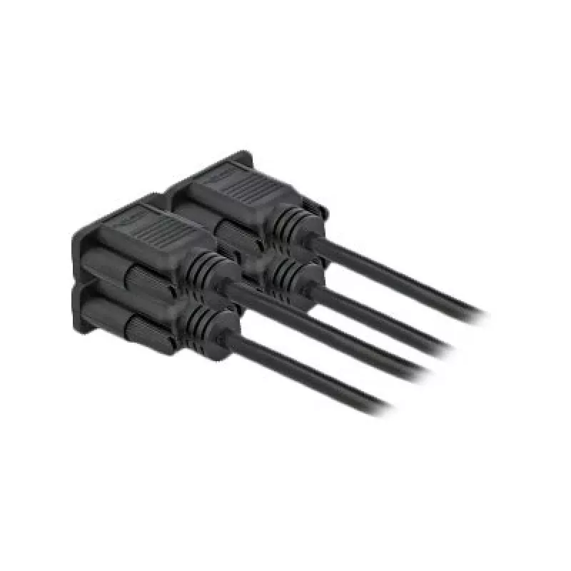 Serial Cable DeLOCK 86604 Black 10 m RS-232 Sub-D9