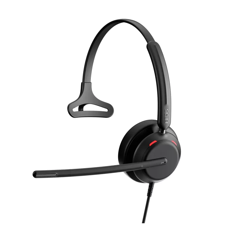 Epos IMPACT 730T, Mono-Headset, Wired MS Teams Certified, 3 Digital Microphones, Super-Wideband-Technology