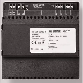 Siedle NG 706-30/33-0 Power Supply Black (210010267-00)