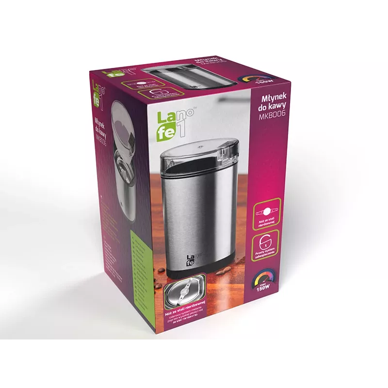 Coffee grinder LAFE MKB-006 steel