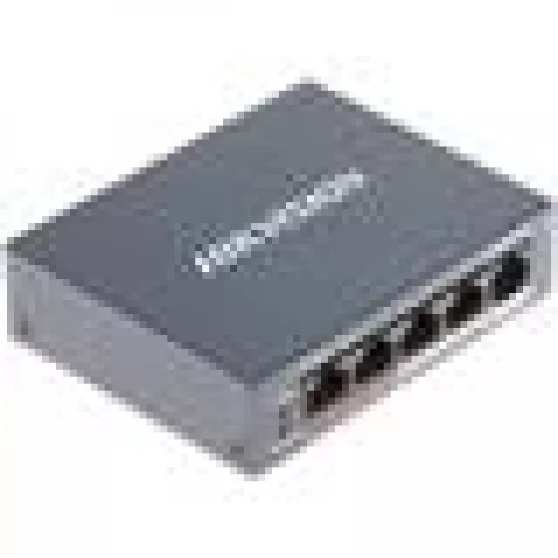 Hikvision DS-3E0105P-E/M(B) network switch L2 Fast Ethernet (10/100) Power over Ethernet (PoE) Grey
