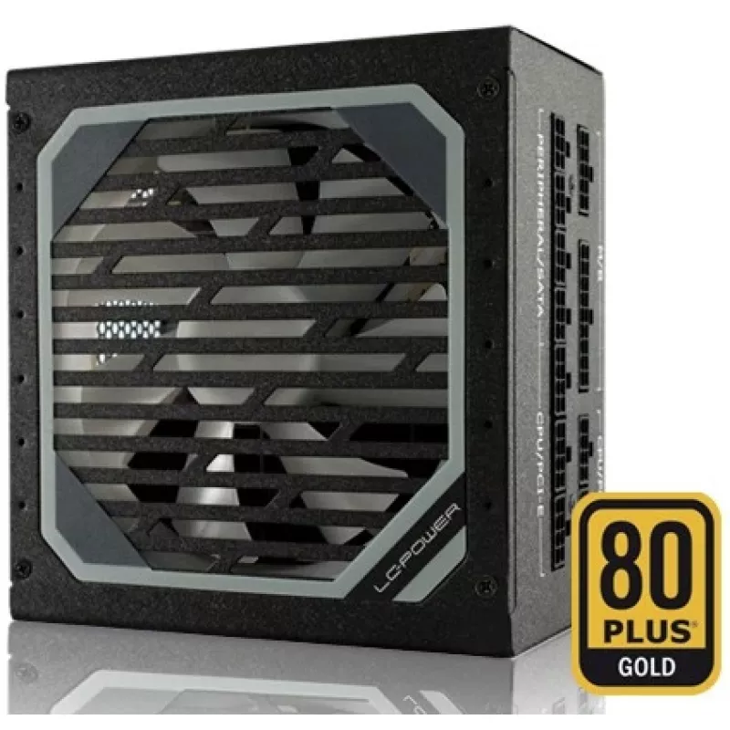 LC Power Super Silent Modular Series LC6550M V2,31 - Power Supply (Internal) - ATX12V 2,3 - EPS12V - 80 PLUS Gold - AC 110-240 V - 550 Watt - active PFC - Hammered Black (L