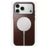 Mobile phone case Nomad Traditional Leather Case for iPhone 17 Pro Max, leather/aluminium/microfibre, fits 6.9 inch (Brown)