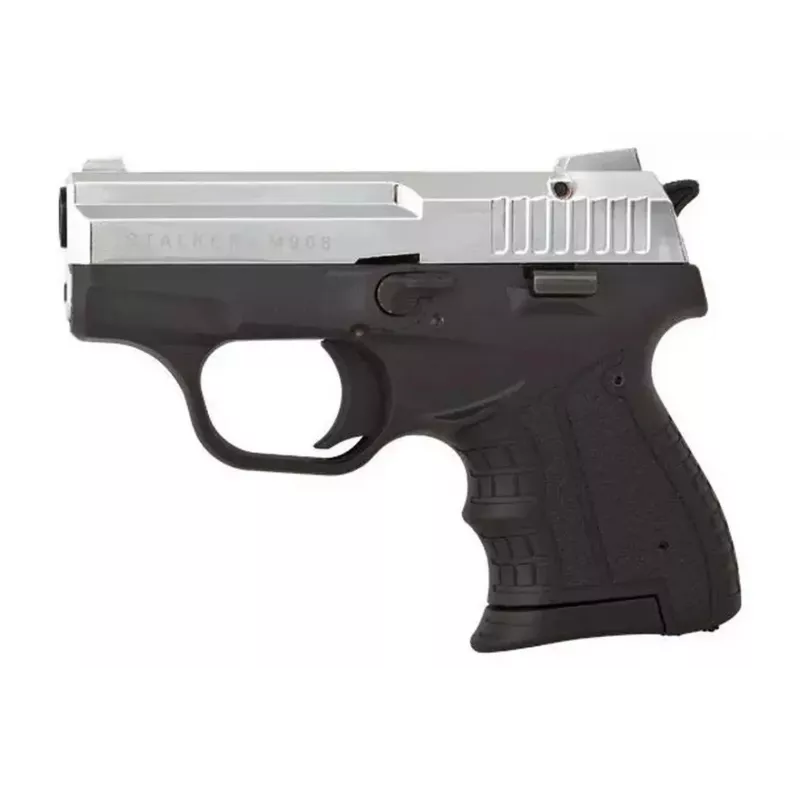 STALKER M906 BAS alarm signal pistol, calibre .22 Long Blank (6 mm), chrome flash