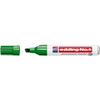 Permanent Marker Edding No.1 Chisel Tip Green