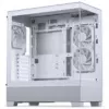 PHANTEKS XT View Matrix PC-Enclosure, Midi-Tower, E-ATX, Tempered Glass, Matrix LED - White (PH-XT523VM1_DWT01)