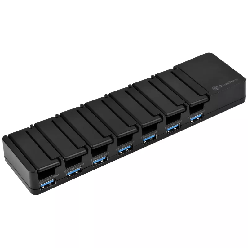 USB 3.1 Gen 1 Desktop Hub SILVERSTONE SST-UC03B-PRO — 7 USB ports