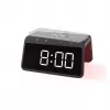 WCACQ30BK, Digital alarm clock, rectangular, black, acrylonitrile-butadiene-styrene (ABS