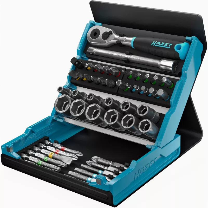 Bit set Hazet 2200SC-2, 1/4 inch drive, 32 pieces