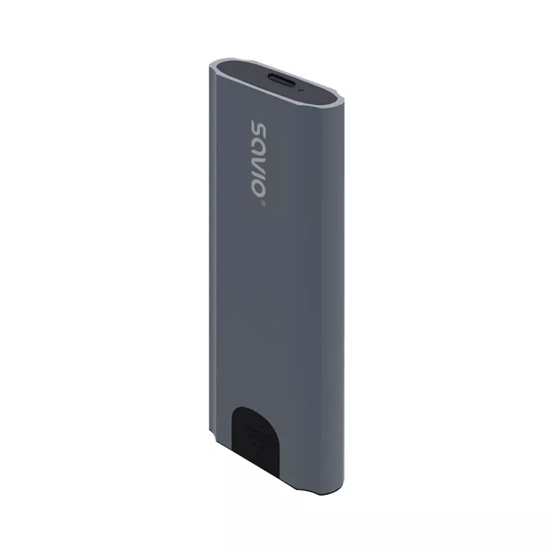 M.2 SSD enclosure SAVIO AK-67 Grey, USB 10 Gbit/s, single M.2 drive support