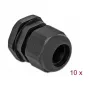 Cable Gland DeLOCK 60220 Black Plastic 10 pcs