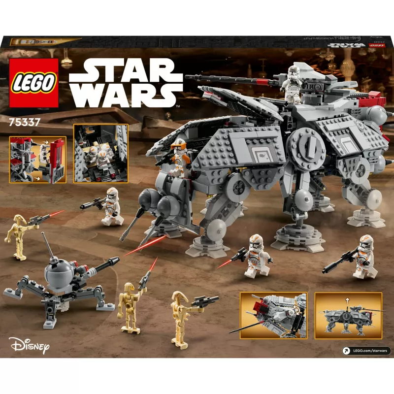 LEGO Star Wars: at-TE Walker Set with Droid Figures (75337)